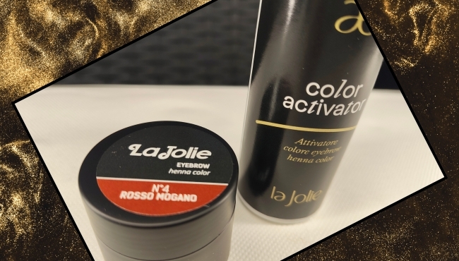 La Jolie | Colore Henna per Sopracciglia in Polvere da 15ml + Attivatore 100ml